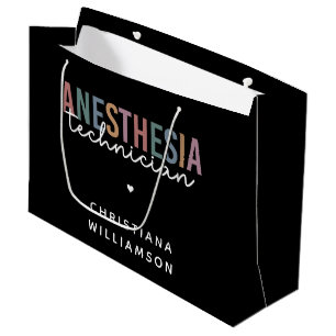 Sacola Para Presentes Grande Técnica De Anestesia Personalizada