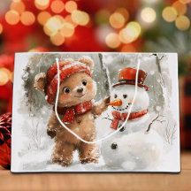 Teddy Bear e Snowman