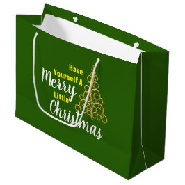 Sacola Para Presentes Grande Tenha Um Natal Feliz