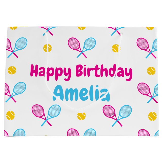 Sacola Para Presentes Grande Tênis giro doce (Frente)