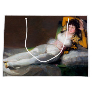 Sacola Para Presentes Grande The Clothed Maja, Francisco Goya, 1798-1803