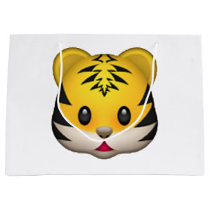 Sacola Para Presentes Grande Tiger - Emoji
