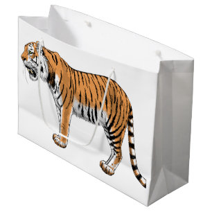 Sacola Para Presentes Grande Tigre