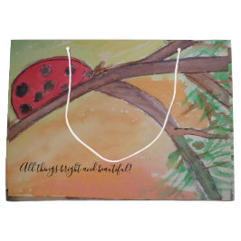 Sacola Para Presentes Grande todas as coisas brilhantes e bonitas