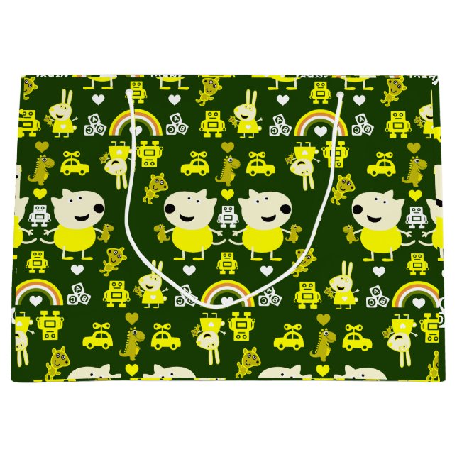 Sacola Para Presentes Grande Toddler Home Décor (Frente)