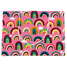 Sacola Para Presentes Grande Todos os arco-íris presentes Saco