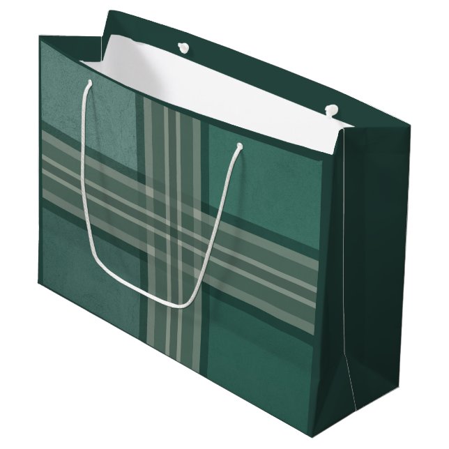 Sacola Para Presentes Grande Toneladas de verde (Frente inclinada)