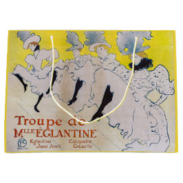 Sacola Para Presentes Grande Toulouse-Lautrec - Troupe de Mlle Eglantine