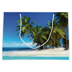 Sacola Para Presentes Grande Travesseiro decorativo de praia exótico