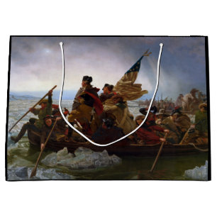 Sacola Para Presentes Grande Travessia do Delaware 1776: General George Washing
