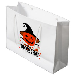 Sacola Para Presentes Grande Treck Trat Pumpkin sorrindo