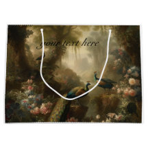 três pavões no jardim inglês, personalizáveis