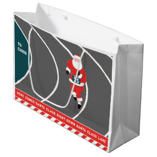 Sacola Para Presentes Grande Trilha de Runner e Festa de Natal de Campo Grande