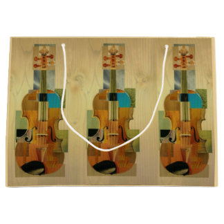 Sacola Para Presentes Grande Trio compor do violino