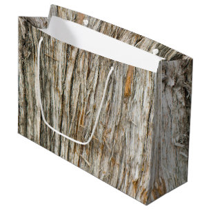 Sacola Para Presentes Grande tronco de árvore