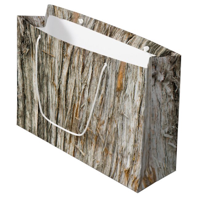 Sacola Para Presentes Grande tronco de árvore (Frente inclinada)