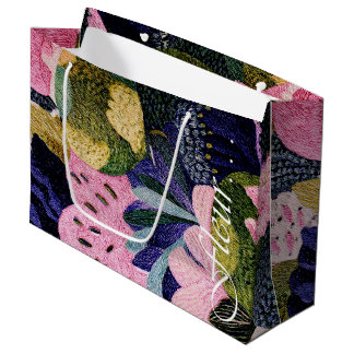 Sacola Para Presentes Grande Tropical Modernism Gift Bag (Horizontal Edition)