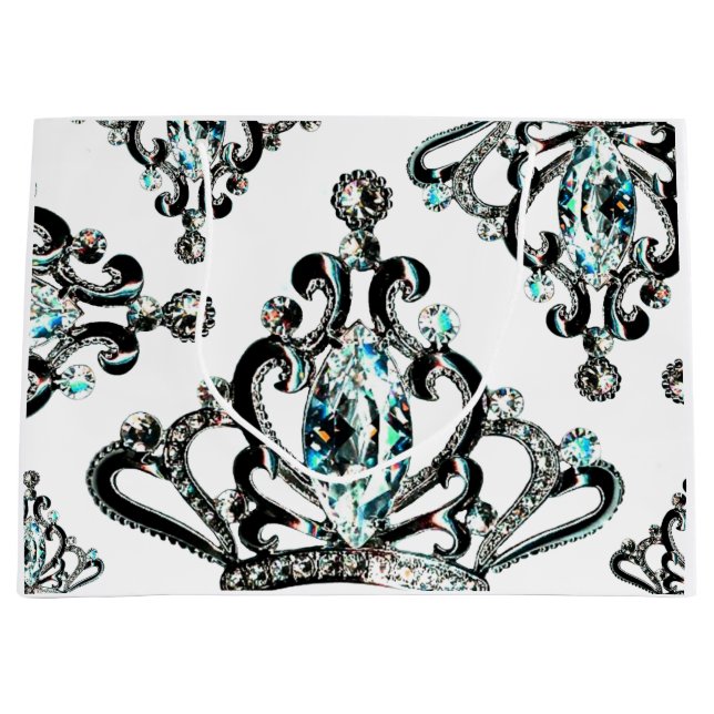 Sacola Para Presentes Grande "Tudo Tiara"  (Frente)