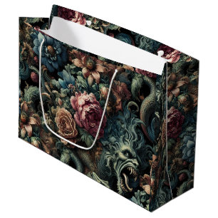 Sacola Para Presentes Grande Uival da Selva Selvagem - Mítica Gótica