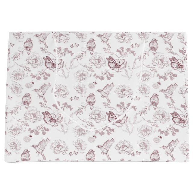 Sacola Para Presentes Grande Um dia adorável (Frente)