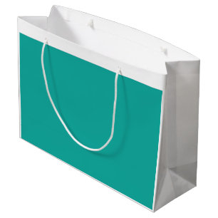 Sacola Para Presentes Grande Um fundo gradiente que mistura azul e verde.