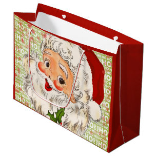 Sacola Para Presentes Grande Um Papai Noel Holly, de Maçã-Maçã, Parte 2