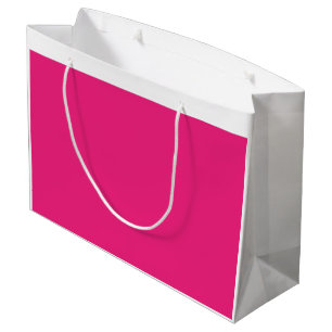 Sacola Para Presentes Grande Uma rosa vermelha com pétalas vibrantes rodeada po