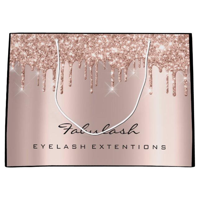 Sacola Para Presentes Grande Unhas Piscando Dissipações Esponjadas Maquiagem Be (Frente)