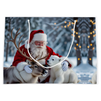 Sacola Para Presentes Grande Unique Christmas Collection for Loved OnesGift Bag