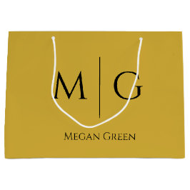Sacola Para Presentes Grande Unique Personalized Monogram Large Gift Bag Design