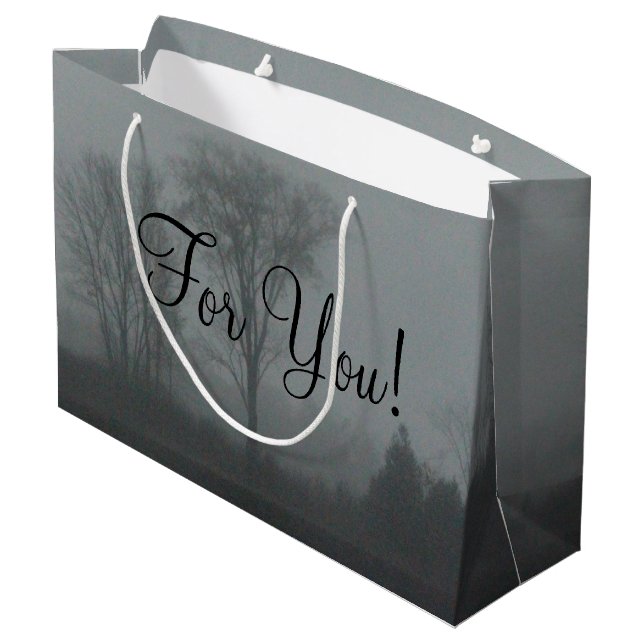 Sacola Para Presentes Grande Unisex Gift Bag (Verso inclinado)
