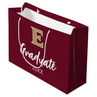 Sacola Para Presentes Grande Universidade Elon E | Formando 20XX