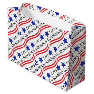 Sacola Para Presentes Grande Vamos Brandon Gift Bag