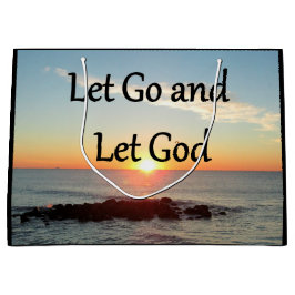 SACOLA PARA PRESENTES GRANDE VAMOS E DEIXEMOS FOTO DE DEUS SUNRISMO