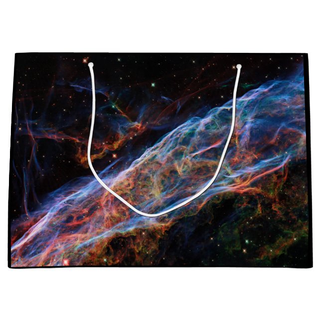 Sacola Para Presentes Grande Veil Nebula Supernova Mantém Telescópio Hubble (Frente)