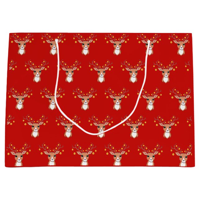 Sacola Para Presentes Grande Vendedor de Natal (Frente)