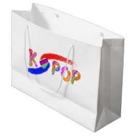 Sacola Para Presentes Grande Vento do K-pop