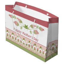 Verde Cor-De-Rosa E Floral Branca Acentos