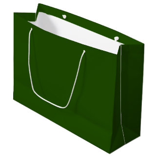 Sacola Para Presentes Grande Verde Escuro