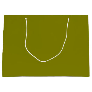 Sacola Para Presentes Grande Verde-oliva clássico