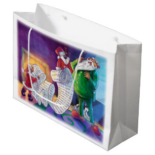 Sacola Para Presentes Grande Verifique a pintura duas vezes