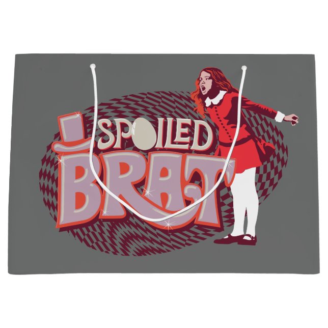 Sacola Para Presentes Grande Veruca Salt - Brat mimado (Frente)