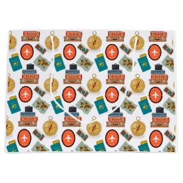 Sacola Para Presentes Grande Viagem de Vacinação Retroativa - Saco de Presente 