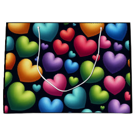 Sacola Para Presentes Grande Vibrant Love