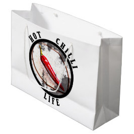 Sacola Para Presentes Grande Vida com pimenta quente