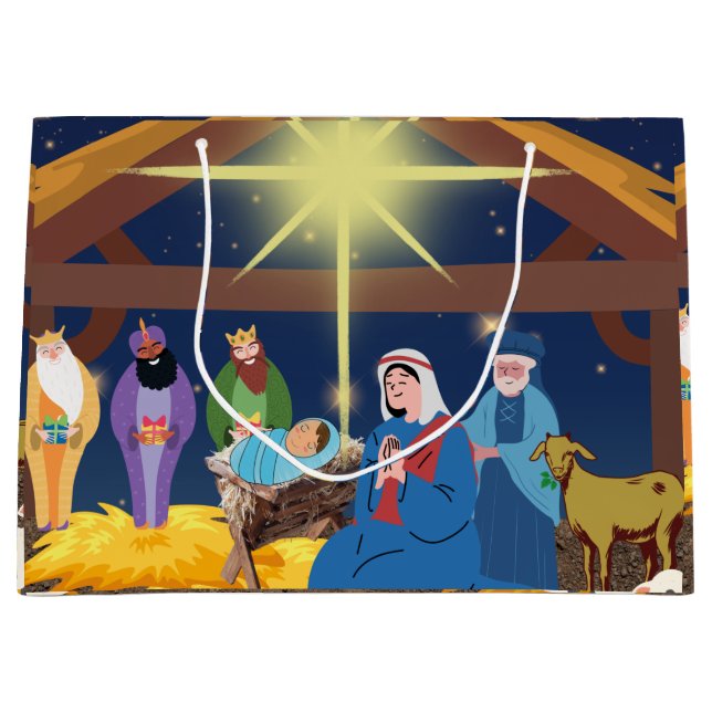 Sacola Para Presentes Grande Vida de Natal (Frente)