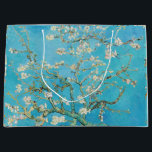 Sacola Para Presentes Grande Vincent van Gogh - Almond Blossom<br><div class="desc">Flor de amêndoa / Ramificações com Flor de Amêndoa - Vincent van Gogh, Oil on Canvas, 1890</div>