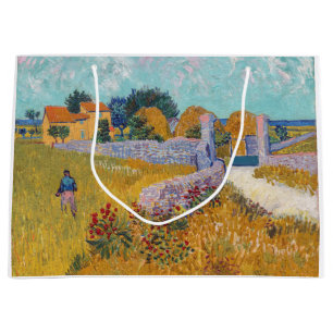 Sacola Para Presentes Grande Vincent van Gogh - Farmhouse in Provence