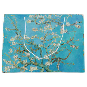 Sacola Para Presentes Grande Vincent van Gogh - Flor de Amendoeira