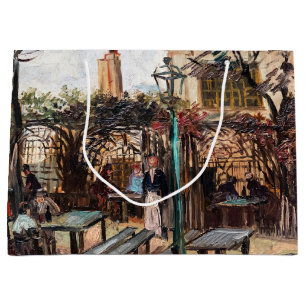 Sacola Para Presentes Grande Vincent Van Gogh - La Guinguette em Montmartre